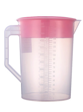 透明塑料带盖冷水壶奶茶店