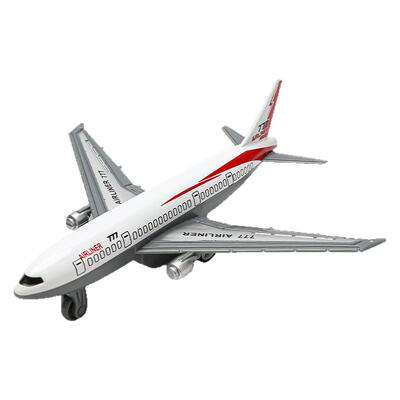 儿童合金回力客机777模型玩具