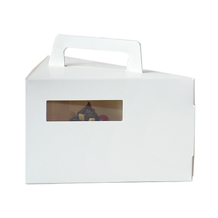 三角蛋糕盒慕斯切块包装三明治甜品切角盒西点切片件打包外卖纸盒