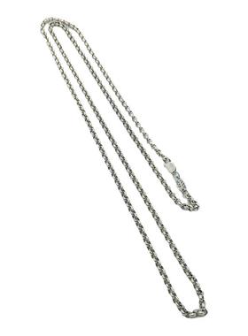 纯银项链O字链珍珠链时尚潮饰