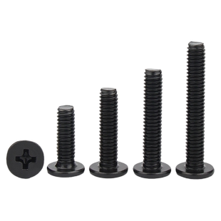 黑色304不锈钢十字扁平头螺丝钉薄头大平头CM电脑螺丝钉MM3M4M5M6