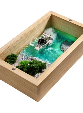 手工微缩景观模型手办创意摆件