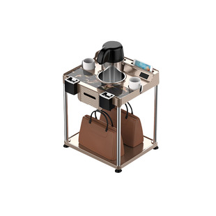 麻将机茶几棋牌室专用麻将桌旁边的小桌子烟灰缸功能茶几架茶水台