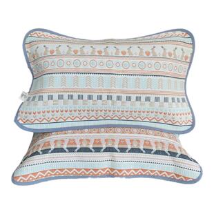 纯棉纱布软席枕巾一对装成人全棉简约家用款柔软吸汗枕芯盖巾