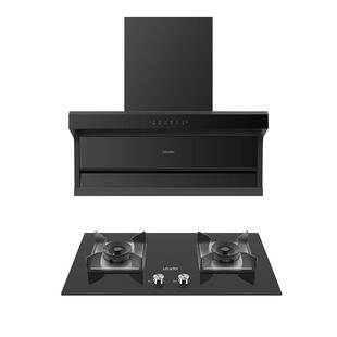 [爆款]海尔出品统帅净烟机F72顶侧双吸油烟机燃气灶一套烟灶套装