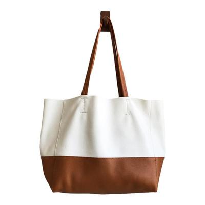 石原里美同款包包日剧拼色托特包