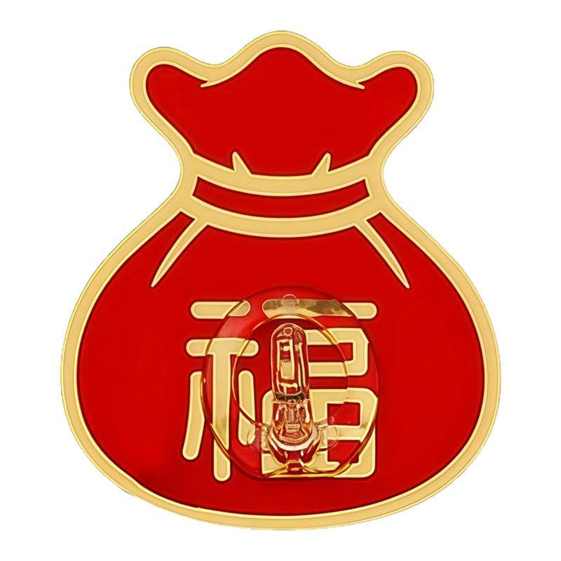 中国红色福字挂钩喜庆粘钩无痕