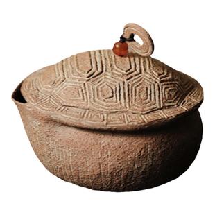 不亦室 谢芳手作壶 家用茶室器皿古朴陶泥壶茶壶 孤品一物一拍