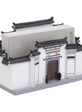 地区建筑办公商务风模型工艺品