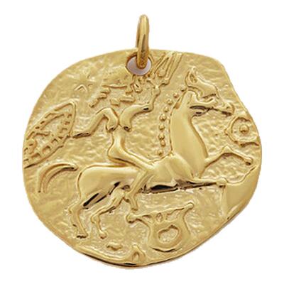 MonicaVinader女神硬币吊坠