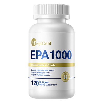 【120粒大瓶装】MegaGold深海鱼油omega3高浓度EPA软胶囊美国进口