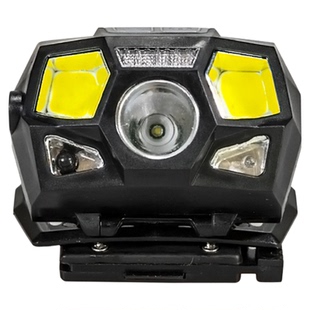 强光感应头灯户外应急救援头盔灯水域抢险搜救多功能安全帽子战术