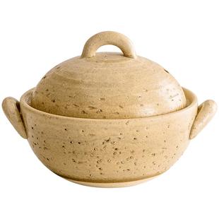 【自营】日本进口万古烧土锅日式煲仔饭砂锅陶瓷砂锅燃气灶汤锅