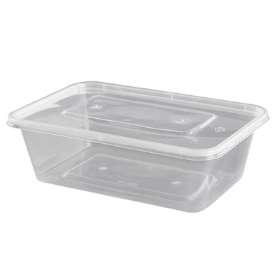 外卖一次性餐盒长方形PP5