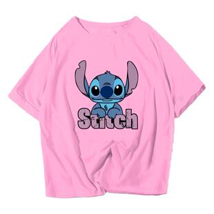 Stitch星际宝贝史迪奇史迪仔626周边短袖t恤衫男女纯棉半袖上衣服