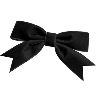 领结衬衫小蝴蝶结黑色衬衣别针学生jk领花配饰2025年新款丝绒复古