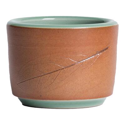 龙泉青瓷叶正茂一叶知秋主人杯