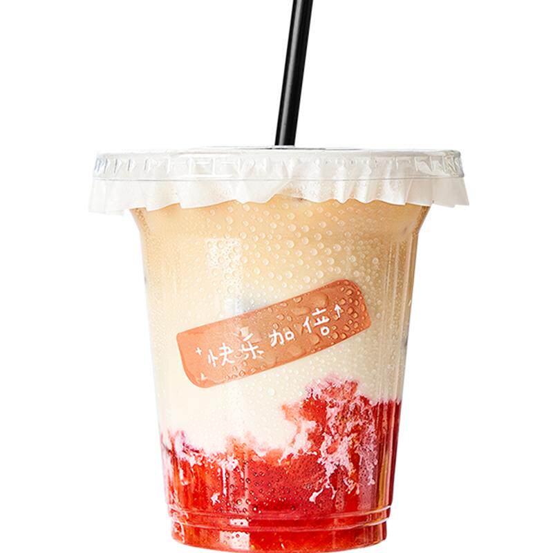 展艺400ml全透明杯身咖啡杯