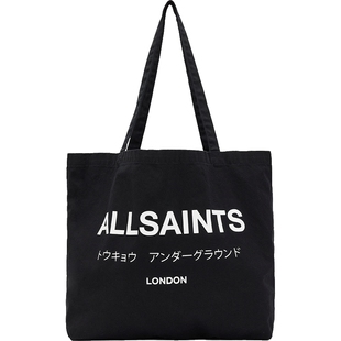 ALLSAINTS男女士棉托特包UNDERGROUND大容量帆布包袋2026夏季新款