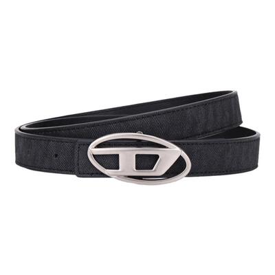 D字扣真皮女牛仔裤裤带针扣瘦腰