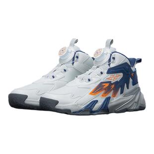 星舰3乔丹儿童篮球鞋中大童皮面秋季专业训练减震球鞋男童运动鞋