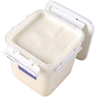 天润酸奶新疆润康益家酸奶4斤大桶酸奶水果捞沙拉老酸奶2kg顺丰