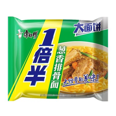 康师傅多口味一倍半袋装方便面