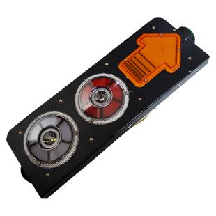 半挂车后尾灯24v大货车改装通用中集款led高亮防水刹车转向灯总成