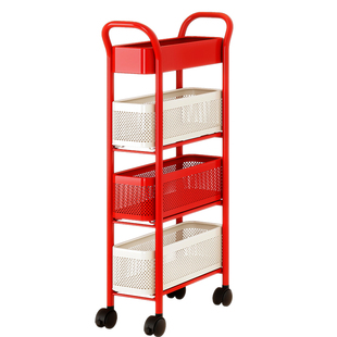 弗林斯多巴胺浴室置物架夹缝小推车抽屉窄柜收纳卫生间缝隙置物架