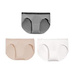 ubras莱卡纯棉女士内裤60S高弹透气7A抗菌裆中腰三角裤柔软贴肤