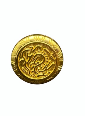 国风古龙金属磁吸防走光胸针