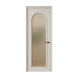 卧室门长虹玻璃法式拱形门房间定制静音烤漆实木复合卫生间厨房门