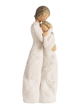 愿一willow温馨风母爱雕塑摆件