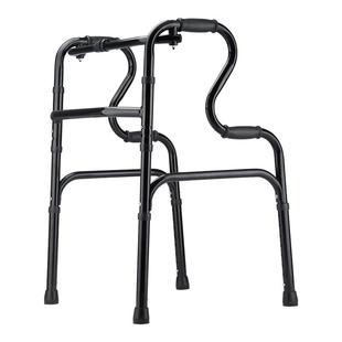 老人助行器行走可坐手推车骨折术后手扶助步器康复防摔可折叠拐杖