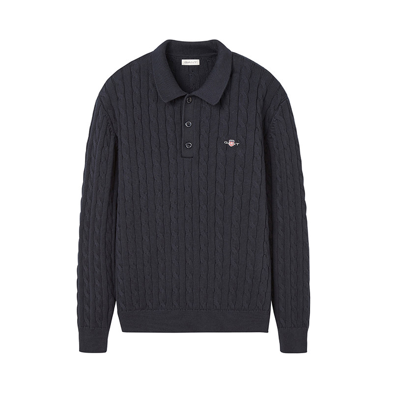 GANT/甘特25秋冬男款绞花针织衫