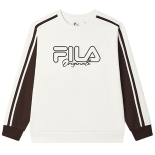 陈星旭同款FILA斐乐男子针织套头衫春季款休闲拼色宽松针织