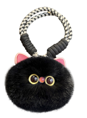 獭兔毛小猫咪汽车钥匙扣包包挂件