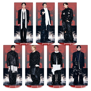 彩窗防弹少年团世界巡演系列bts7v金泰亨硕珍田柾国夹层内印立牌