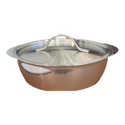 加热盆28cm火锅盆18/10不锈钢