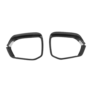适用于全球版领克010203050609改装碳纤纹汽车雨眉全包后视镜雨眉