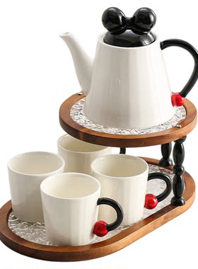 可爱陶瓷水具套装家用客厅茶具