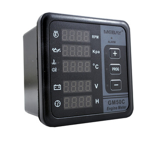 数显gm50h仪表柴油发动机控制器车船用监控仪电子水温油压转速表