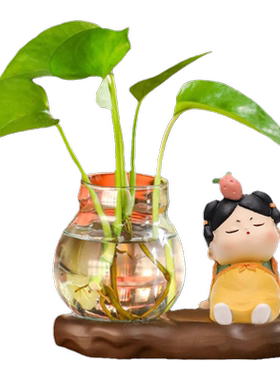 驭速唐仕女办公室桌面插花花瓶