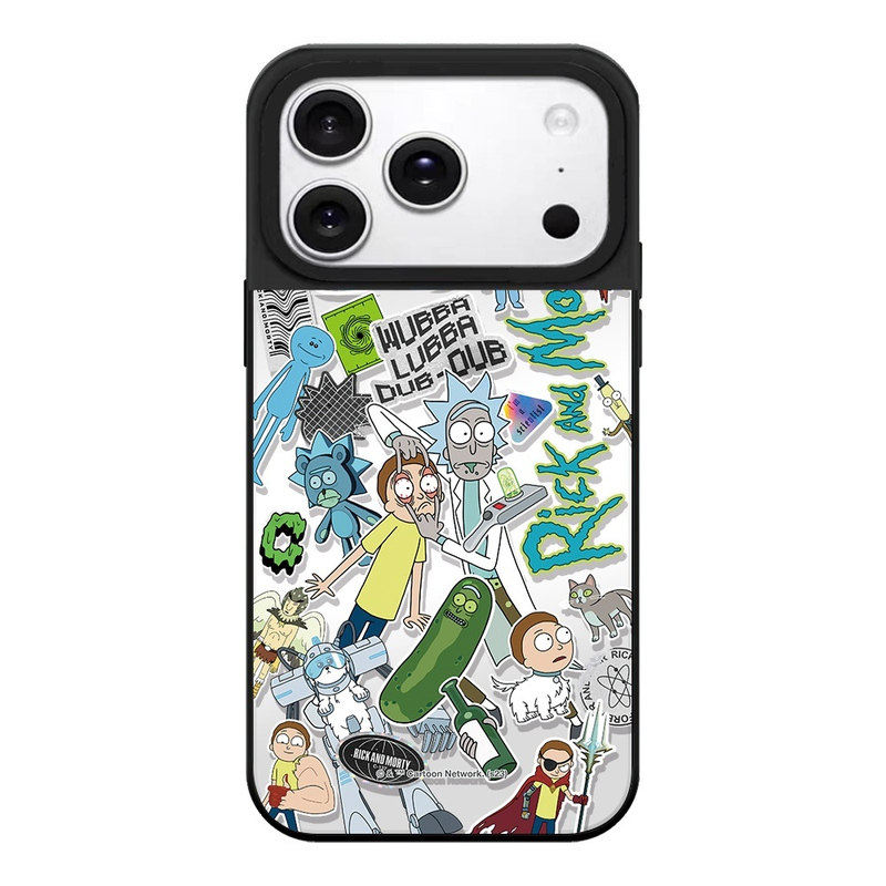 CASEJiAK林更新同款瑞克和莫蒂适用于苹果18 17 16ProMax手机壳iPhone12 13 14 15Pro/plus磁吸Air防摔保护套