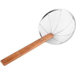 凉虾漏勺小孔大笊篱细网大特大花椒漏勺厨师专用大号捞饭漏勺商用