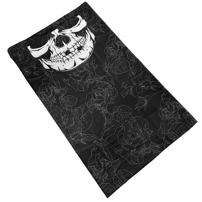 夏季骷髅头罩帽子男防晒面罩防风摩托车户外钓鱼骑行头套面具薄款