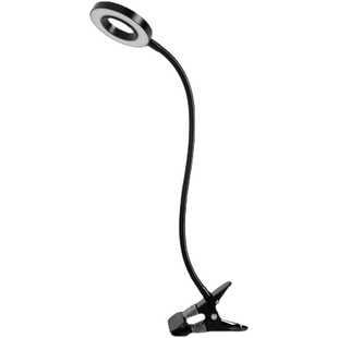 小台灯卧室床头阅读书桌护眼宿舍夹子插电式便携美容纹绣美甲照明