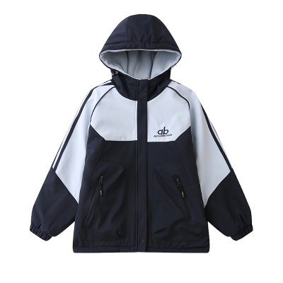 女童加绒外套冬装2024新款儿童洋气中长款加厚工装棉衣大童派克服