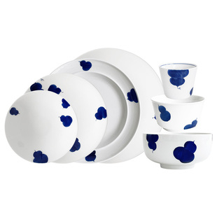 择学家葫芦碗碟套装碗家用盘子菜盘饭碗面碗泡面碗陶瓷碗餐具套装