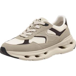 SKAP星战士圣伽步男鞋2025秋季新款运动鞋透气网面软底男款休闲鞋